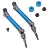 2 Pieces RC Car Front CVD Threepiece Drive Shaft Parts Accessories Suitable for Traxxas Slash (Blue) view 4