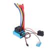 60A Brushless Controller for 1/10 RC Model Car Boat, Waterproof, 2-3S Lipo BEC, 5.8V/3A Male T Power Connector, Electronic Speed Controller view 2