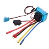 60A Brushless Controller for 1/10 RC Model Car Boat, Waterproof, 2-3S Lipo BEC, 5.8V/3A Male T Power Connector, Electronic Speed Controller view 4