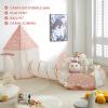 3 in 1 Kids Play Tent with Tunnel, Pop Up Play Tent with Ball Pits for Toddlers and Playhouse Kids Indoor & Outdoor, Perfect Kids Gifts view 3