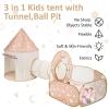 3 in 1 Kids Play Tent with Tunnel, Pop Up Play Tent with Ball Pits for Toddlers and Playhouse Kids Indoor & Outdoor, Perfect Kids Gifts view 4