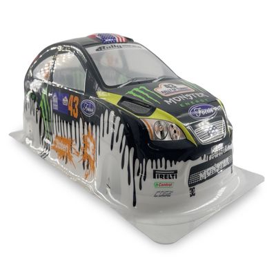 1/10 Scale RC Drift Racing Touring On-Road Car Painted PVC Body Shell, Ford Monster
