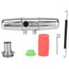 18001P Upgrade Aluminum Alloy Dual Exhaust Link Pipe for HPI Savage 4.6/5.9 1/8 Nitro RC Car, High Temperature Resistant Lightweight Exhaust Accessory view 2