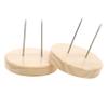 Alipis 2pcs Wooden Doll Display Stand Base for Clay Dolls Lightweight and Portable Simple Design for Organizing and Showcasing Collectibles view 1