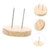Alipis 2pcs Wooden Doll Display Stand Base for Clay Dolls Lightweight and Portable Simple Design for Organizing and Showcasing Collectibles view 4
