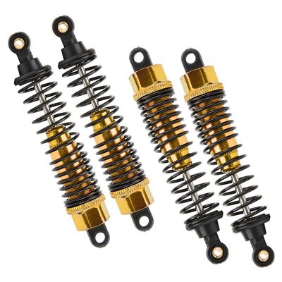 4pcs Aluminum Alloy RC Accessories, Suitable for HSP 1/10 RC Car (Orange)