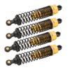 4pcs Aluminum Alloy RC Accessories, Suitable for HSP 1/10 RC Car (Orange) view 3