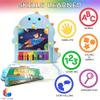 Craft Trendy Magnetic Drawing Board with Bead and Insert Card - Dinosaur Magnetic Dot Art Toys Classroom Must Haves - Magnetic Dots Board for Kids - 20 Cards Included view 2