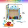 Craft Trendy Magnetic Drawing Board with Bead and Insert Card - Dinosaur Magnetic Dot Art Toys Classroom Must Haves - Magnetic Dots Board for Kids - 20 Cards Included view 3