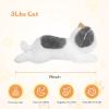 19 inch 3 Pounds Cat Weighted Stuffed Animals, Realistic Weighted Cat Stuffed Animal, Sensory Comfort Plush Throw Pillow, Soft Kawaii Kitty Plush Toy Gift for Adults Kids Youth view 3
