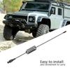 equlup RC Simulation Antenna, Remote Control Vehicle Decoration Parts Simulation Antenna Whip Antenna Decoration for 4 RC Crawler Car (Length 175MM) view 3