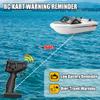 Hitish RC Boat for Kids Adults, 2.4GHz Remote Control Karting Boat, 10KM/H Racing Boats Toy for Pools Lakes River, 2 Rechargeable Batteries 36+ Min, Low Battery Alarm, Gifts for Boys Girls view 3