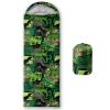AILONEN Dinosaur Sleeping Bag,3 Season Warm and Cool Weather,Lightweight,Waterproof,Green Leaves Print Dinosaur Sleeping Bag for Boys Girls Kids Adults,Traveling,Outdoors view 1