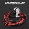 equlup RC Headlight, 8PCS 5mm Headlights RC Accessory LED Lights Light Stop Lamp LED Light Kit for Model Drift Car Vehicle view 2