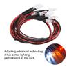 equlup RC Headlight, 8PCS 5mm Headlights RC Accessory LED Lights Light Stop Lamp LED Light Kit for Model Drift Car Vehicle view 3