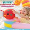 Candy Bounce House for Kids Ages 3-6, Sweet Inflatable Bouncy Castle with Slide, Indoor Outdoor Small Jumping House with Blower, Mini Toddler Bounce Castle for Birthday Gifts and Holidays view 3