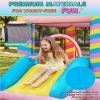 Candy Bounce House for Kids Ages 3-6, Sweet Inflatable Bouncy Castle with Slide, Indoor Outdoor Small Jumping House with Blower, Mini Toddler Bounce Castle for Birthday Gifts and Holidays view 4