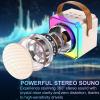 RANPHYKX Mini Karaoke Machine for Kids Adults, Portable Bluetooth Speaker with 2 Wireless Microphones, Birthday Toys for Girls Ages 4 5 6 7 8 9 10 11 12+ Years Old Toddler view 2