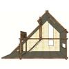 1:24 Miniature Tiny House, Wooden Dollhouse, Diy kit view 1