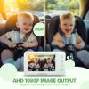 Chuanganzhuo Baby Car Camera with Advanced Night Vision, AHD 1080P 5inch IPS Full View Car Baby Monitor, Carseat Camera for Kids Infants Rear Facing Mirror, USB Powered, 5inch Light Green view 4
