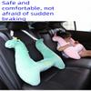 1 Piece Car Sleep Magic Car Pillow Head Coach Private Car Rear Seat Back Row Co-Pilot Long Distance Car Skin-Friendly and Breathable Soft Fabric, Comfortable to Lean on The Pillow. (Green) view 3