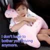 1 Piece Car Sleep Magic Car Pillow Head Coach Private Car Rear Seat Back Row Co-Pilot Long Distance Car Skin-Friendly and Breathable Soft Fabric, Comfortable to Lean on The Pillow. (Green) view 4