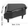 Glomora Basswood Miniature Piano Musical Instruments Ornaments,Miniature Piano Mini Musical Instrument Model for Gift Home Desktop Ornaments view 2