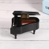 Glomora Basswood Miniature Piano Musical Instruments Ornaments,Miniature Piano Mini Musical Instrument Model for Gift Home Desktop Ornaments view 4