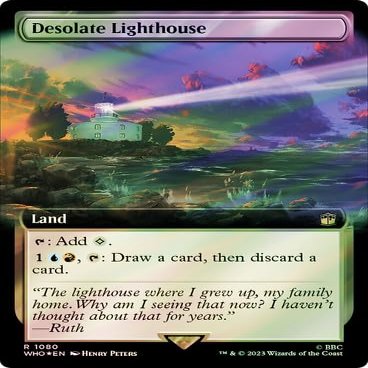 Desolate Lighthouse (Extended Art) (Surge Foil) (1080) MTG