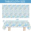 124pcs Two the Moon Birthday Party Supplies - Outer Space Two Party Plates Napkins Cups Forks Tablecloths Space Astronaut Banner Hanging Swirls for Boys 2nd Birthday Decorations(20 Guests) view 4