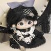 niannyyhouse 20cm Plush Doll Clothes Devil Cape Dress Apron Maid Outfit 8in Soft Toy Dressup view 2
