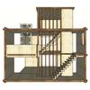 1:24 Miniature Double Layer House, Wooden Dollhouse, Diy Kit view 1