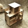 1:24 Miniature Double Layer House, Wooden Dollhouse, Diy Kit view 3