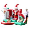 AirMyFun Christmas Theme Inflatable Bounce House, Independent Fan Rapid Expansion - Holiday Fun Magic, let Joy Jump into the House! view 1