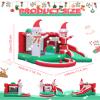 AirMyFun Christmas Theme Inflatable Bounce House, Independent Fan Rapid Expansion - Holiday Fun Magic, let Joy Jump into the House! view 2