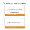 100 Essential Spanish Phrases Flash Cards for Adults - Learn Spanish Phrases for Beginners with Durable & Portable Flashcards view 3
