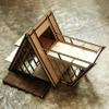 1:24 Miniature Expanded A-frame House, Wooden Dollhouse, Diy Kit view 4