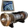 1/20 WS-15 Turbofan Frighter Engine Model, DIY Assembly Small Engine Jet Engine, Physical Science Experiment Kit for Adults (150+ PCS) view 1