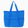 STDEV Grids Beach Bag Trend Handbag Large Capacity Shoulder Bag Multi-Pockets Sand Toy Bag Picnics Bag Beach Toy Storage Bag view 1