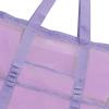 STDEV Grids Beach Bag Trend Handbag Large Capacity Shoulder Bag Multi-Pockets Sand Toy Bag Picnics Bag Beach Toy Storage Bag view 3