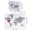 El Salvador Flag World Map Puzzle for Adults Wooden Jigsaw Puzzles for Wall Art view 2