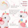 labebe Baby Rocking Horse with Seat Belt,Ride Unicorn Bouncer for Kid 6 Month -3 Years,Stuffed Animal Rocker,Riding Toy for Baby Girls, Nursery Birthday Gift view 3