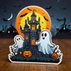 Halloween Haunted Castle Stickers for Kids, 2in Cute Halloween Castle Witch Stickers for Scrapbooking, Phone Diary Halloween Theme Party Supplies.(Haunted Castle54) view 1