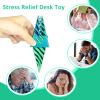 3PCS Impossible Cone,3D Printed Spiral Cone Fidget Toys,Impossible Pyramid Passthrough Sculpture,Stress Relieving Toys for Adults and Kids,Stocking Filler White Elephant Gifts(Blue Green) view 4