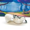 3D Printed Baby Dragon with Dragon Egg, Articulated Cherry Blossom Dragon, White and Green Dragon, Fidget ADHD Autism Toy BD004WG view 3