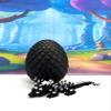 3D Printed Baby Dragon with Dragon Egg, Articulated Cherry Blossom Baby Dragon, Black and White Dragon, Fidget ADHD Autism Toy BD004BW-WE view 1