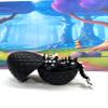 3D Printed Baby Dragon with Dragon Egg, Articulated Cherry Blossom Baby Dragon, Black and White Dragon, Fidget ADHD Autism Toy BD004BW-WE view 4