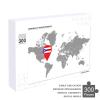 Puerto Rico Flag World Map Puzzle for Adults Wooden Jigsaw Puzzles for Wall Art view 4