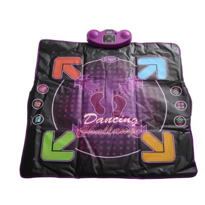 Electronic Dance Pad with Microphone Improve Coordination Dancing Mat for Kids Various Music Modes (Lighting Type)