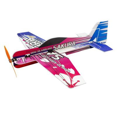Dancing Wings Hobby RC PP Foam Micro Indoor 3D F3P Airplane Sakura 420mm Wingspan Unassembled